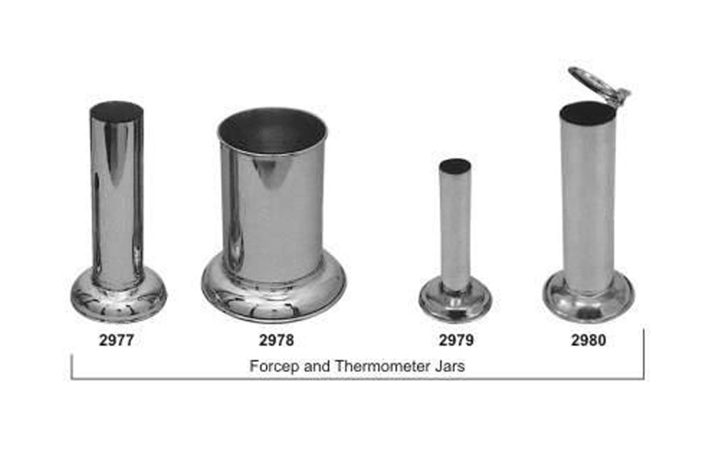 Forcep and Thermometer Jars